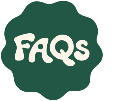 FAQ roundel in Green